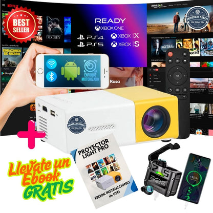 Mini Proyector Portatil - Paga al Recibir 1 a 3 dias